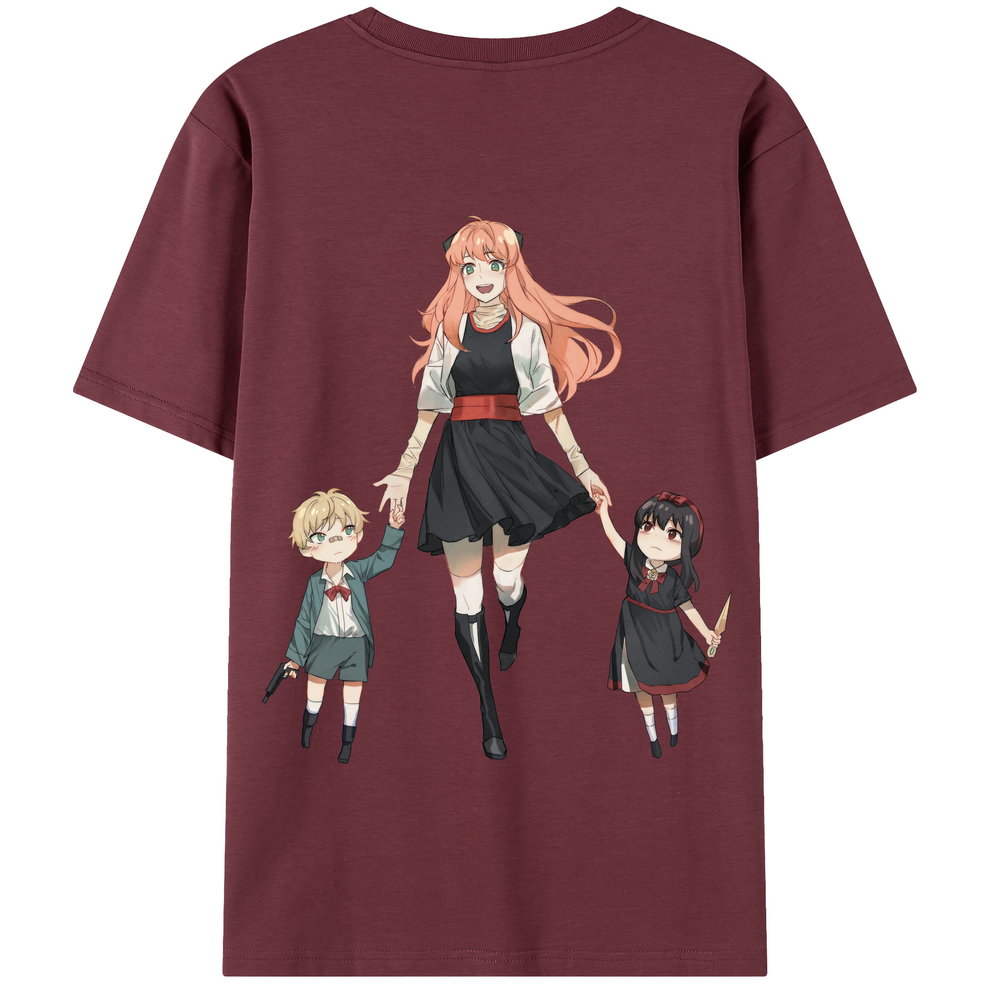 （画像用） SPY×FAMILY间谍家家酒 綿100％半袖Tシャツ（背面プリント）